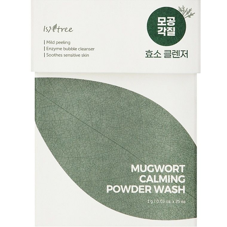 Купити Ензимна пудра для вмивання з екстрактом полину Isntree Mugwort Powder Wash на Elune.com.ua