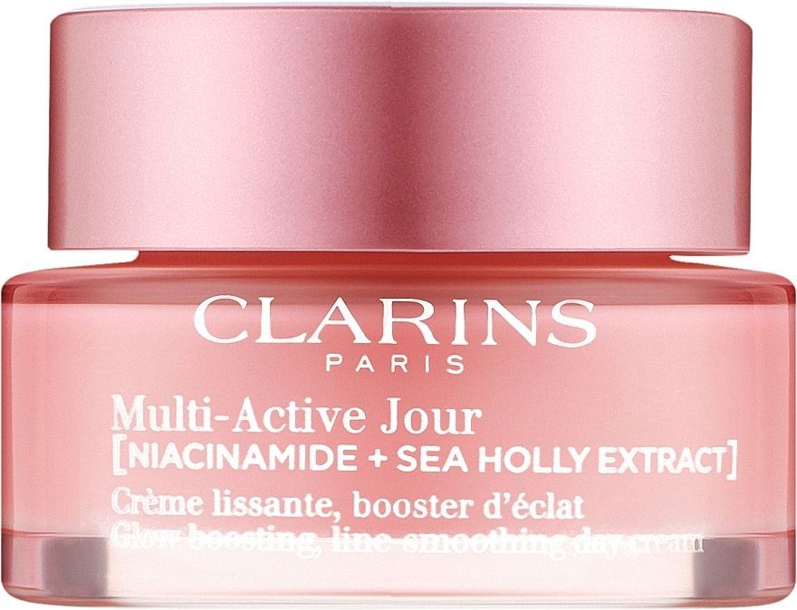 Купити Clarins Крем для обличчя відновлюючий, розгладжуючий для всіх типів шкіри Multi-Active Day Face Cream Niacinamide + Sea Holly Extract на Elune.com.ua