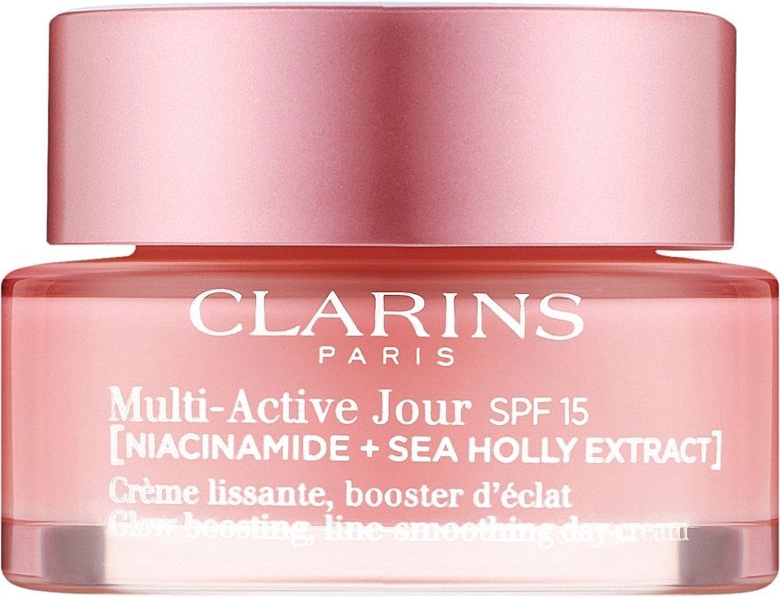Купити Clarins Крем для обличчя відновлюючий Multi-Active Jour SPF15 Niacinamide+Sea Holly Extract на Elune.com.ua