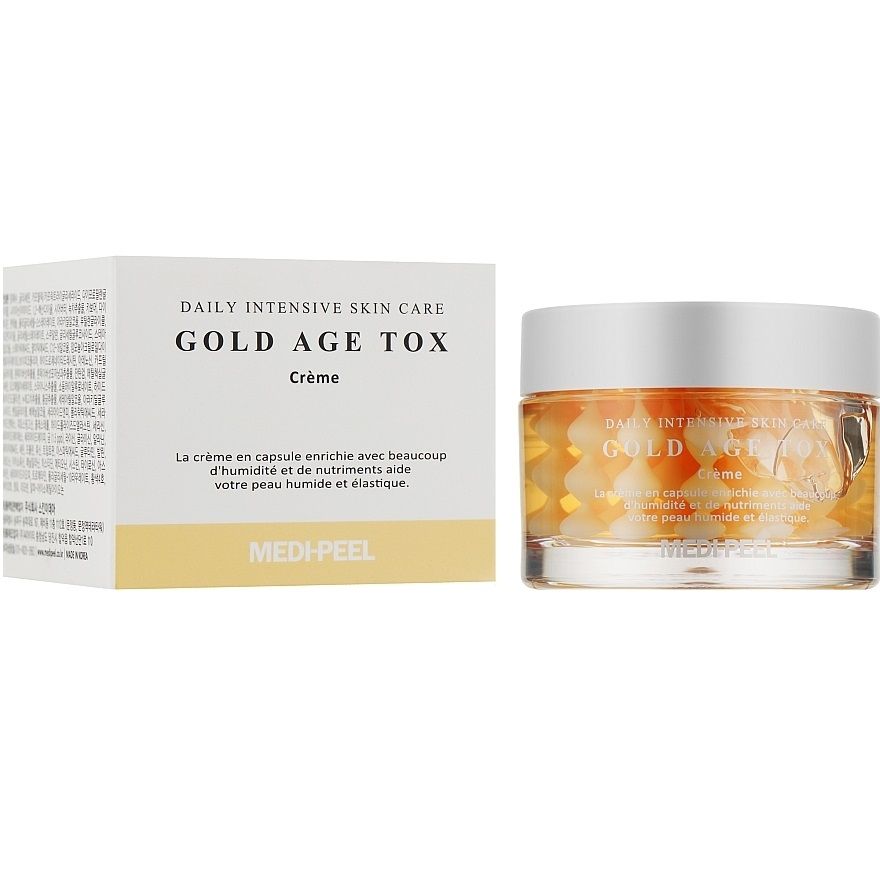 Купити Антивіковий крем нічний з живильними капсулами Gold Age Tox Cream на Elune.com.ua