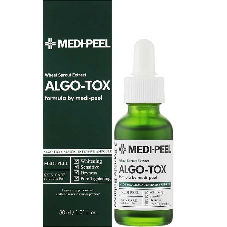 Купити Сироватка заспокійлива з паростками пшениці Algo-Tox Calming Intensive Ampoule на Elune.com.ua