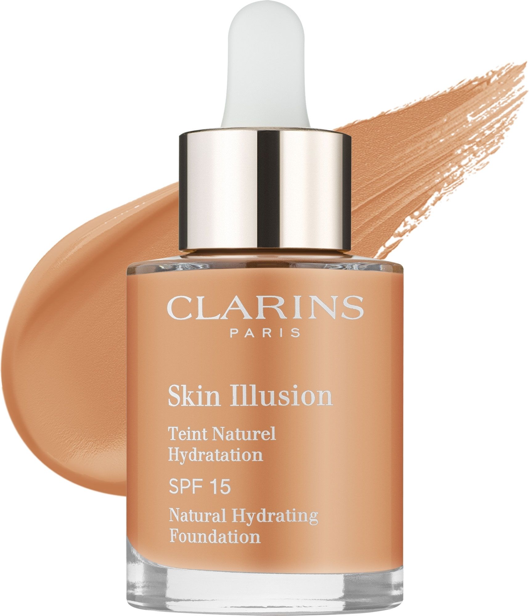 Купити Крем тональний для обличчя Clarins Skin Illusion Foundation SPF 15 на Elune.com.ua