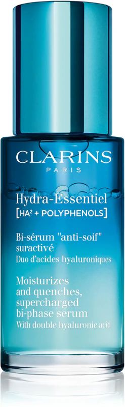 Купити Clarins Сироватка для обличчя Hydra Essentiel HA2 + Polyphenols Bi-Serum Intensif "Anti-Soif" на Elune.com.ua
