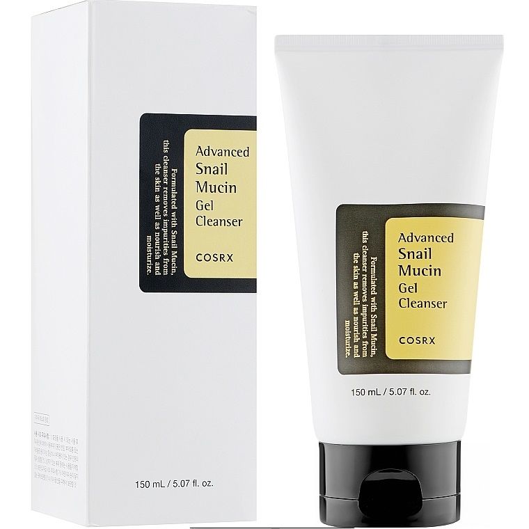 Купити М'який гель для вмивання з муцином равлика Advanced Snail Mucin Gel Cleanser на Elune.com.ua