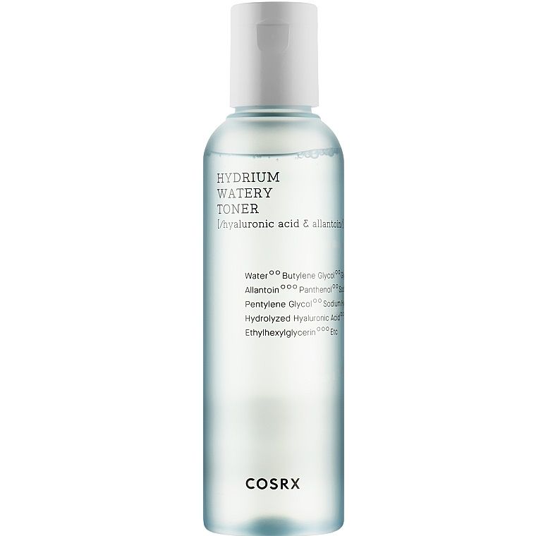 Купити Зволожуючий тонер із гіалуроновою кислотою Cosrx Hydrium Watery Toner на Elune.com.ua