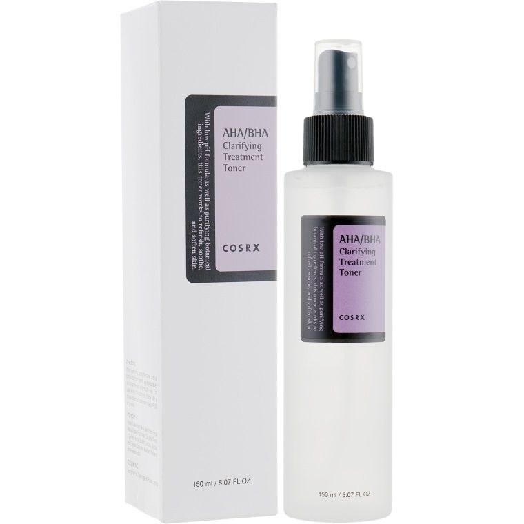 Купити Тонер для обличчя з натуральними кислотами АНА і ВНA AHA7 BHA Clarifying Treatment Toner на Elune.com.ua