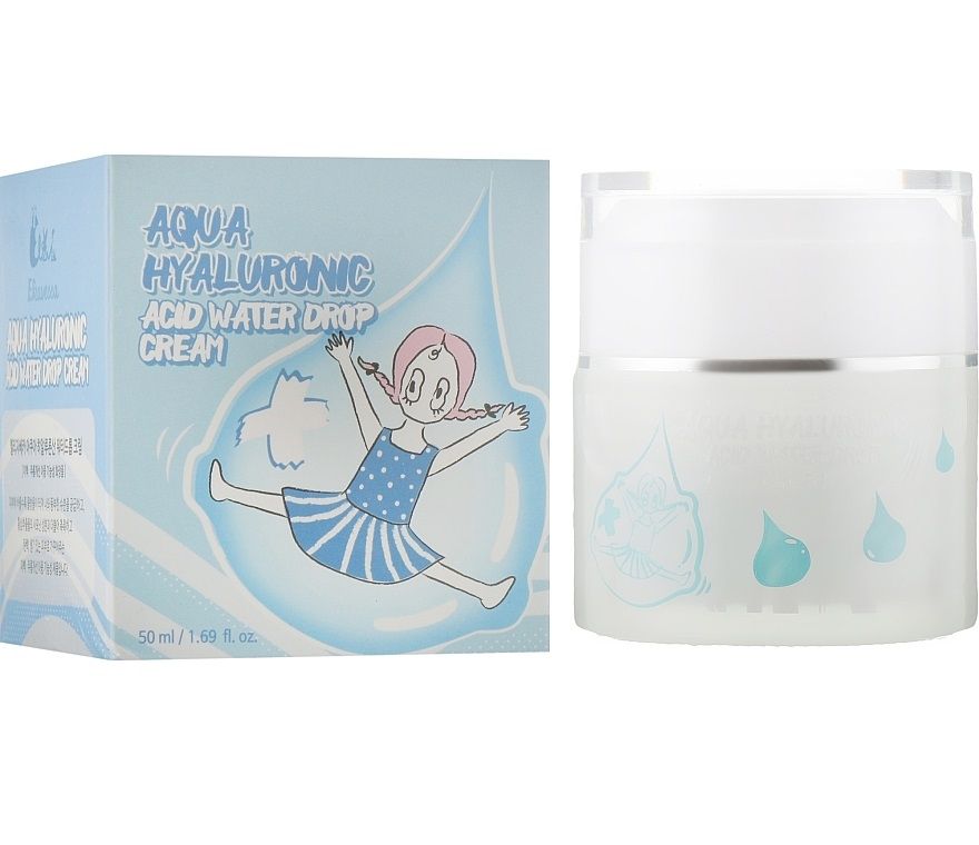 Купити Крем для обличчя зволожувальний гіалуроновий Face Care Aqua Hyaluronic Acid Water Drop на Elune.com.ua