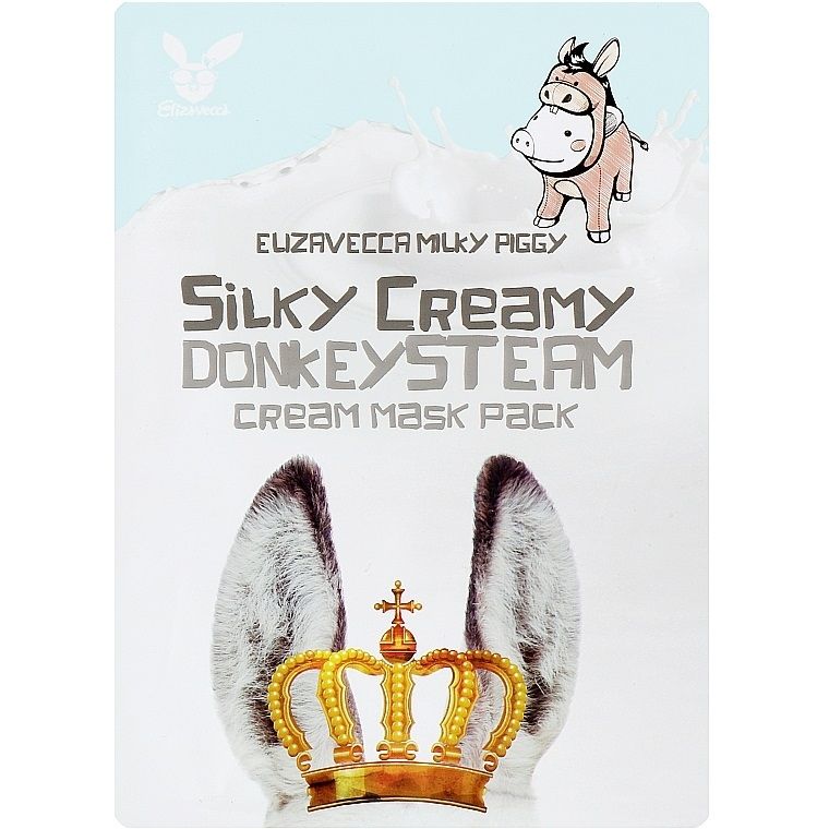 Купити Маска тканинна з паровим кремом Silky Creamy Donkey Steam Cream Mask на Elune.com.ua