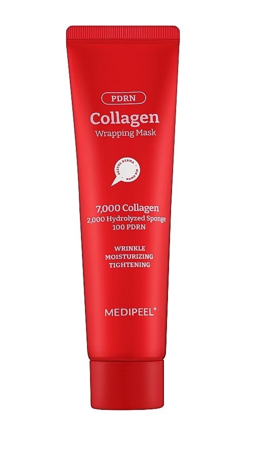 Купити Маска-плівка з низькомолекулярним колагеном Medi Peel Collagen Glow Wrapping Mask на Elune.com.ua