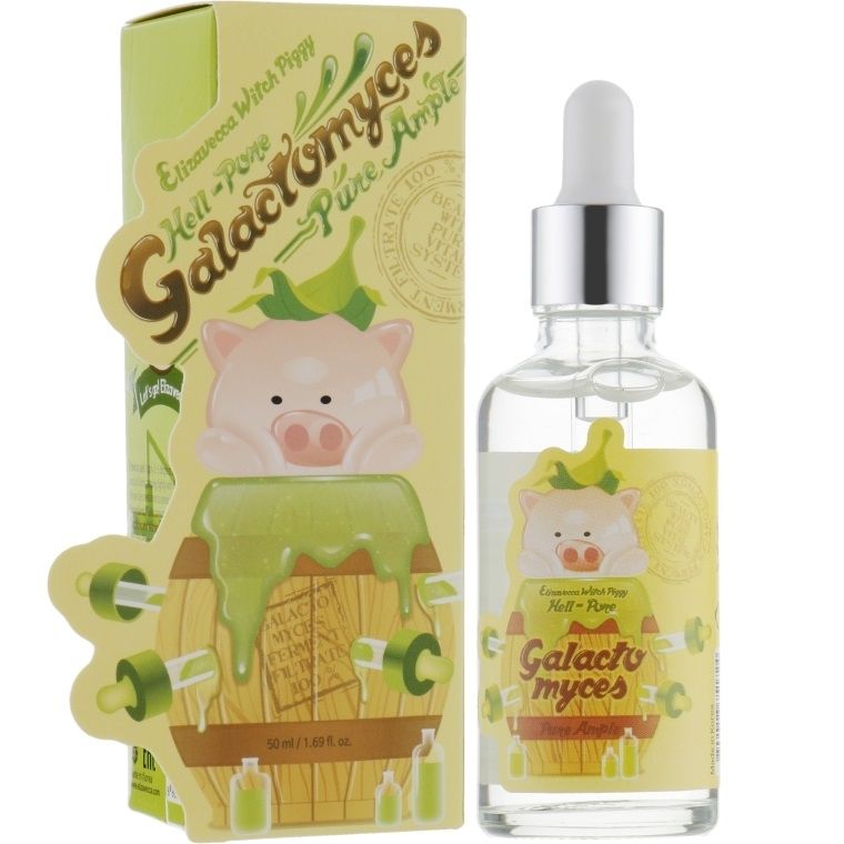 Купити Сироватка з ферментованим екстрактом галактомісісу 100% Elizavecca Witch Piggy Hell-Pore Galactomyces Pure на Elune.com.ua