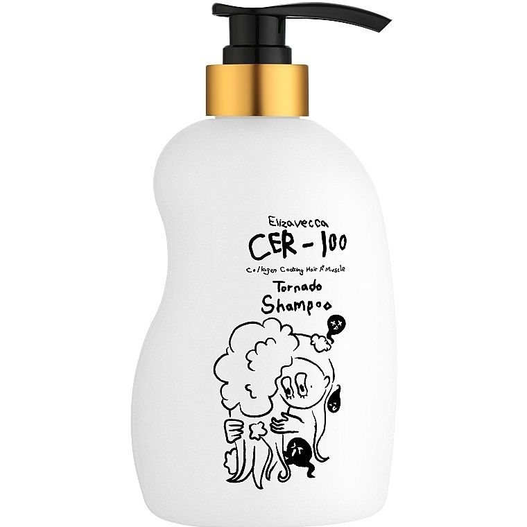 Купити Шампунь для волосся з колагеном CER-100 Collagen Coating Hair A+ Muscle Tornado Shampoo на Elune.com.ua