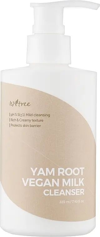 Купити Заспокійливе молочко для очищення обличчя  Yam Root Vegan Milk Cleanser на Elune.com.ua