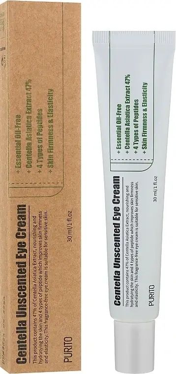 Купити Крем для шкіри навколо очей з центеллою без олій Centella Unscented Eye Cream на Elune.com.ua