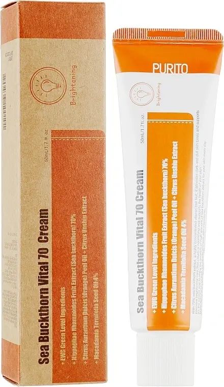 Купити Вітамінний крем з обліпихою і мандаринами Sea Buckthorn Vital 70 Cream на Elune.com.ua