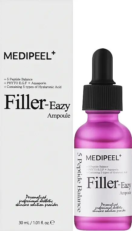 Купити Ампула-філер із пептидами та EGF від зморщок Eazy Filler Ampoule на Elune.com.ua