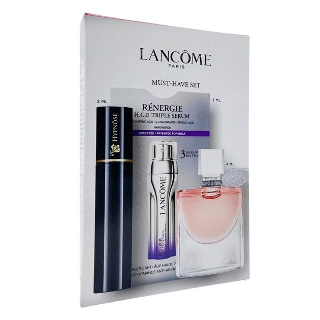 Купити Набір Lancome La Vie Est Belle (edp 4ml + mascara 2ml + 3ml serum) на Elune.com.ua