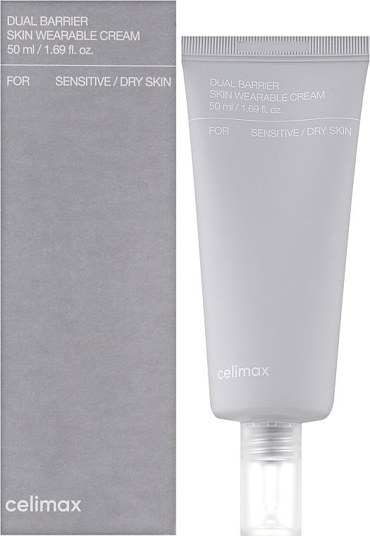 Купити Легкий крем для обличчя із церамідами Celimax Dual Barrier Skin Wearable Cream на Elune.com.ua