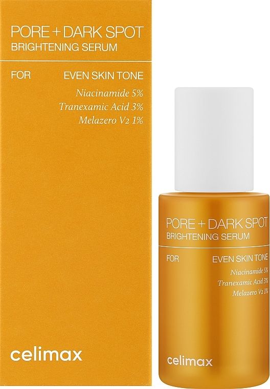 Купити Освітлювальна сироватка для обличчя Celimax Pore+Dark Spot Brightening Serum на Elune.com.ua
