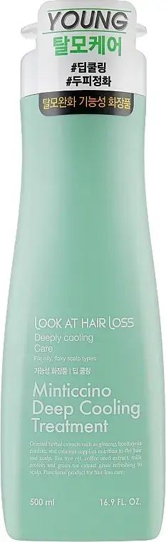 Купити Кондиціонер освіжаючий проти лупи Look At Hair Loss Minticcino Deep Cooling Treatment на Elune.com.ua