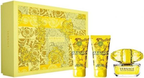 Купити Набір Versace Yellow Diamond (edt 50ml + 50ml b/lot + 50ml sh/gel) на Elune.com.ua