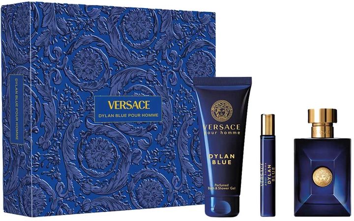 Купити Набір Versace Pour Homme Dylan Blue (edt 100ml + edt 10ml + sh/gel 150ml) на Elune.com.ua