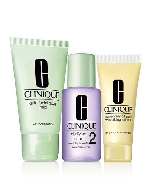 Купити Набір Clinique 3-Step Intro Kit 2 (Soap 30ml + lot 60ml + lot 30ml) на Elune.com.ua