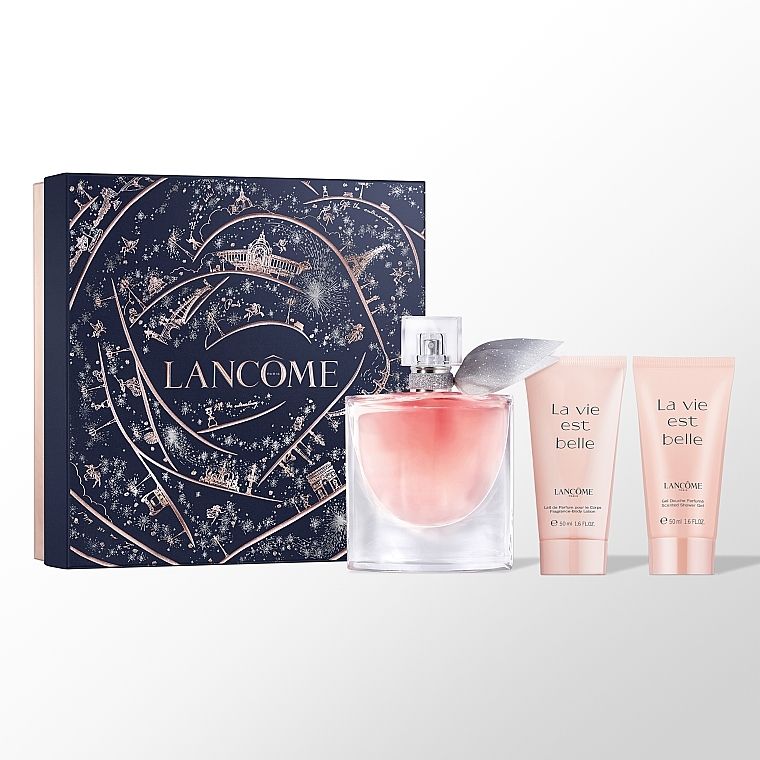 Купити Набір Lancome La Vie Est Belle L'Eau de Parfum (edp 50ml + b/lot 50ml + sh/gel 50ml) на Elune.com.ua
