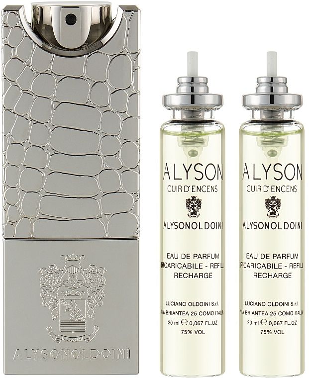 Купити Набір Alyson Oldoini Cuir D'encens For Men (edp 3 x 20ml + case) на Elune.com.ua