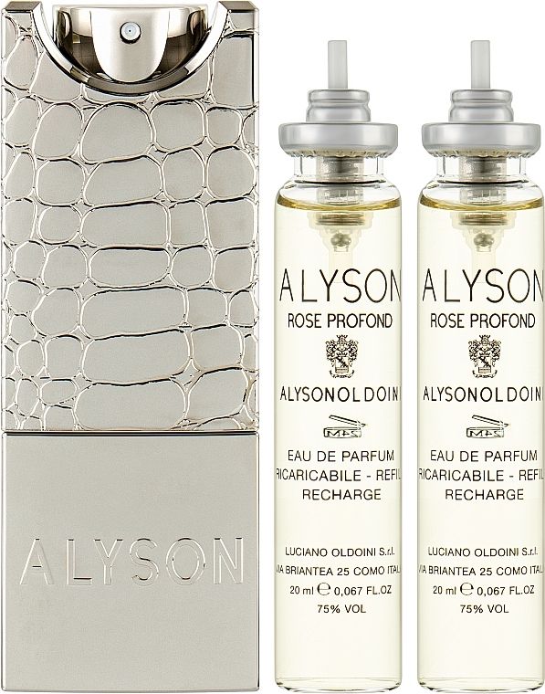 Купити Набір Alyson Oldoini Rose Profond (edp 3 x 20ml + case) на Elune.com.ua