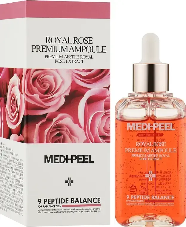 Есенція антивікова з трояндою Luxury Royal Rose Ampoule