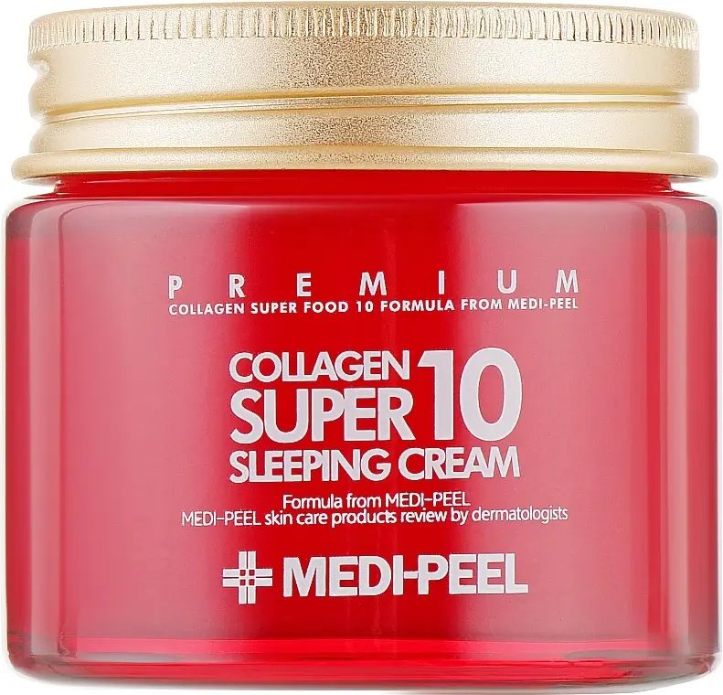 Купити Омолоджувальний нічний крем для обличчя з колагеном Collagen Super10 Sleeping Cream на Elune.com.ua