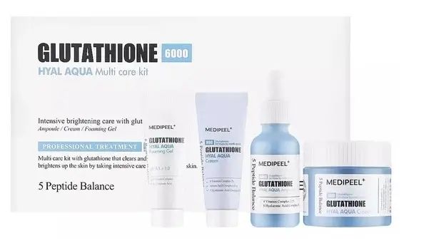Купити Набір зволожувальних засобів з глутатіоном Glutathione Hyal Aqua Multi Care Kit на Elune.com.ua