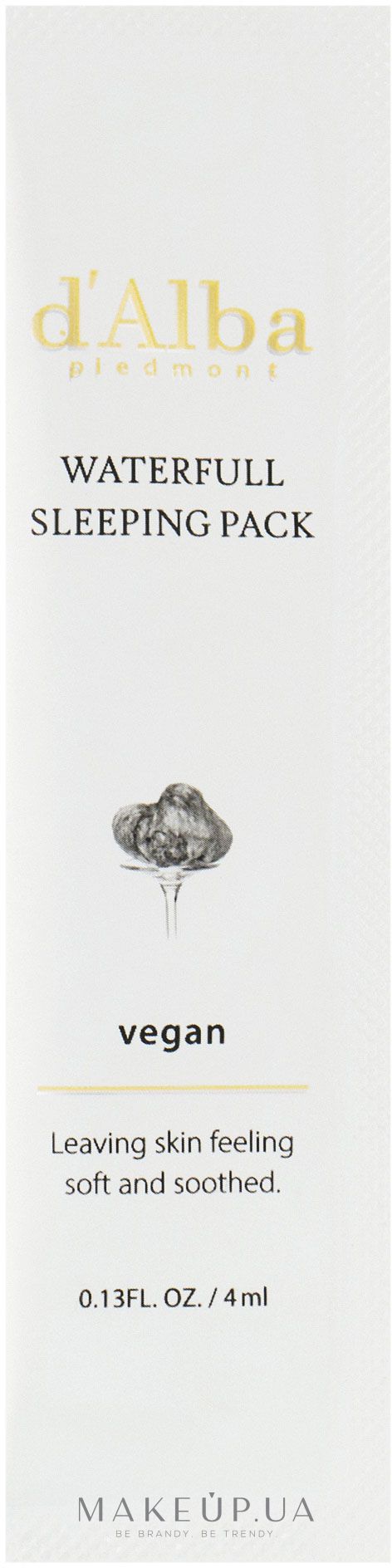 Купити Гелева маска для сну D'alba Waterfull Vegan Sleeping Mask на Elune.com.ua
