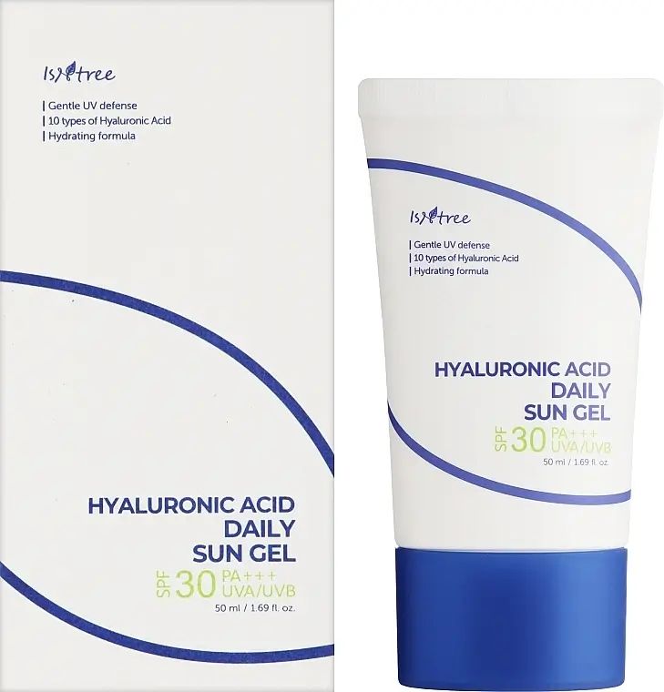 Купити Гель сонцезахисний з гіалуроновою кислотой Hyaluronic Acid Daily Sun Gel SPF/СПФ 30+ PA+++ UVA/UVB на Elune.com.ua