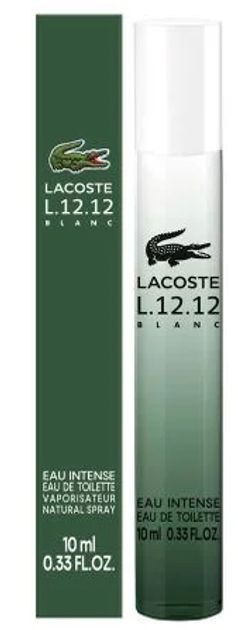 Купити Мініатюра Lacoste L.12.12 Blanc Eau Intense Туалетна вода на Elune.com.ua