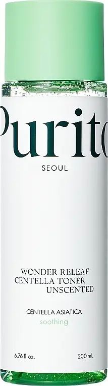 Купити Заспокійливий тонер із центелою без олій Seoul Wonder Releaf Centella Toner Unscented на Elune.com.ua