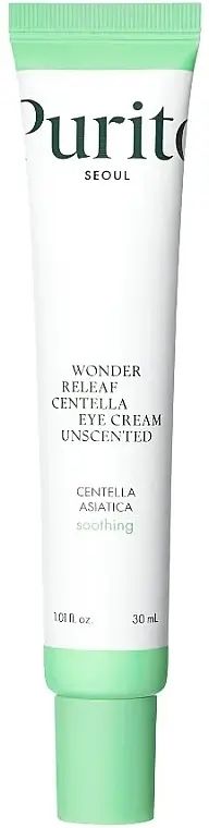 Купити Заспокійливий крем для повік з центелою без олій Seoul Wonder Releaf Centella Eye Cream Unscented на Elune.com.ua