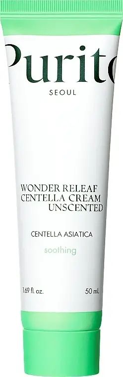 Купити Заспокійливий крем із центелою без олій Seoul Wonder Releaf Centella Cream Unscented на Elune.com.ua