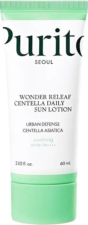 Купити Лосьйон сонцезахисний з центелою на кожен день Seoul Wonder Releaf Centella Daily Sun Lotion SPF/СПФ 50+ PA++++ на Elune.com.ua