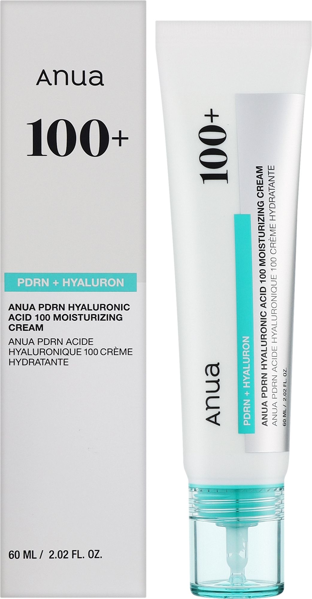 Купити Крем із полінуклеотидами та гіалуроновою кислотою Anua PDRN Hyaluronic Acid 100 Moisture Cream на Elune.com.ua