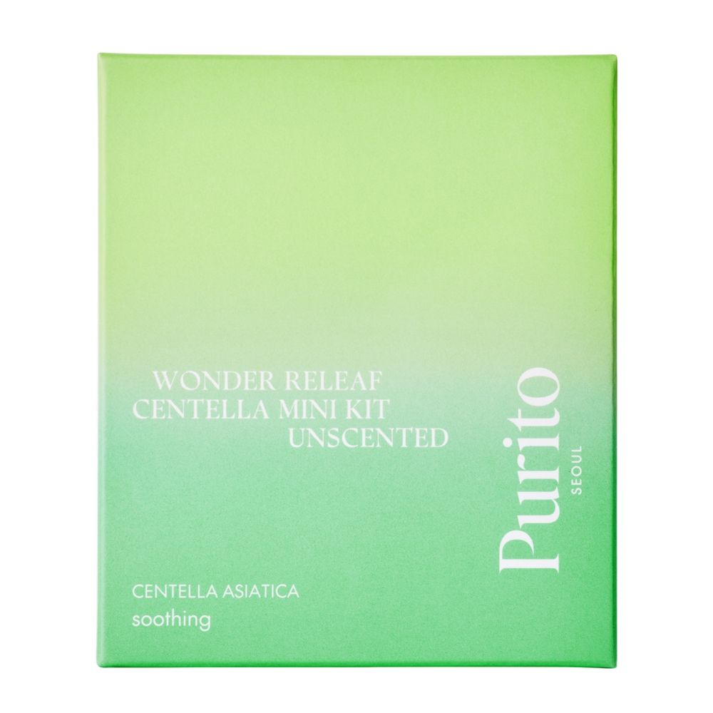 Купити Набір мініатюр заспокійливий із центелою Seoul Wonder Releaf Centella Mini Kit Unscented на Elune.com.ua