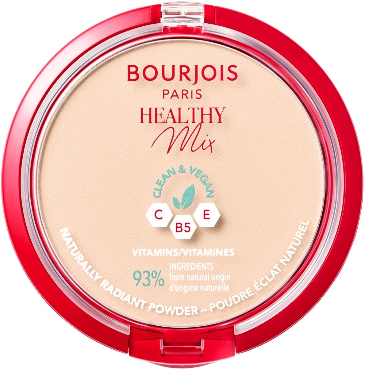 Купити Пудра компактна для обличчя Bourjois Healthy Mix With Vitamin Clean & Vegan на Elune.com.ua
