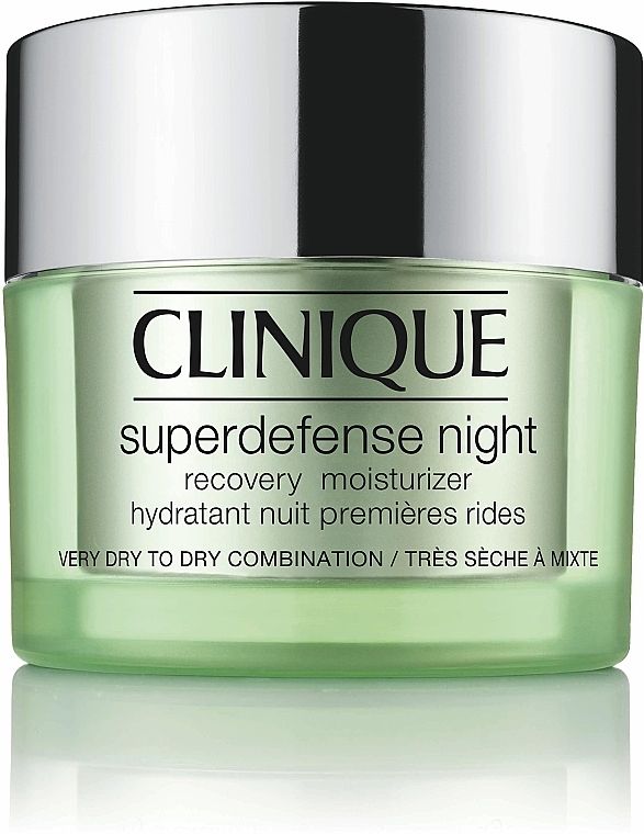 Купити Нічний відновлювальний зволожувальний крем Clinique Superdefense Night Recovery Moisturizer на Elune.com.ua