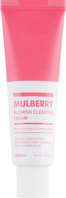 Купити Крем для проблемної шкіри з екстрактом лісових ягідg A'pieu Mulberry Blemish Clearing Cream на Elune.com.ua