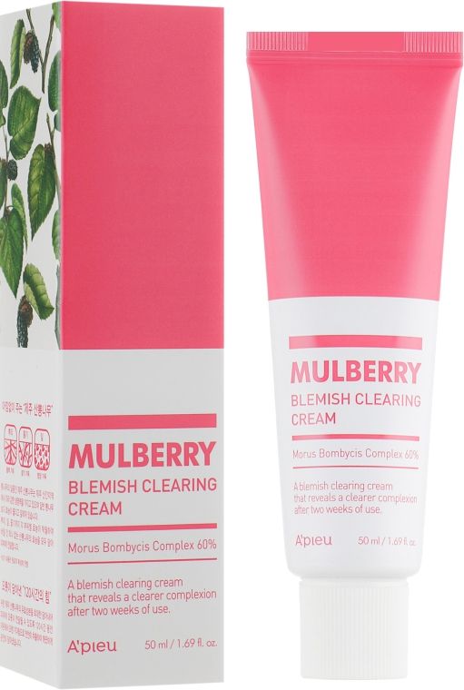 Купити Крем для проблемної шкіри з екстрактом лісових ягідg A'pieu Mulberry Blemish Clearing Cream на Elune.com.ua