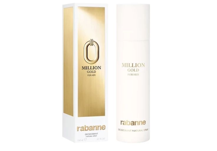 Купити Парфумований дезодорант Rabanne Million Gold For Her на Elune.com.ua
