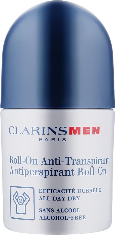 Купити Дезодорант-антиперспірант для тіла роликовий Clarins Men Roll-On Anti-Transpirant на Elune.com.ua