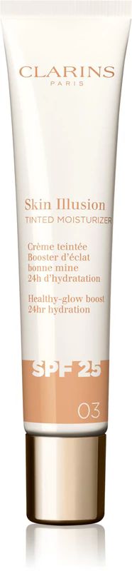 Купить Крем тональный для лица 40 мл Clarins Skin Illusion Tinted Moisturizer SPF 25 на Elune.com.ua