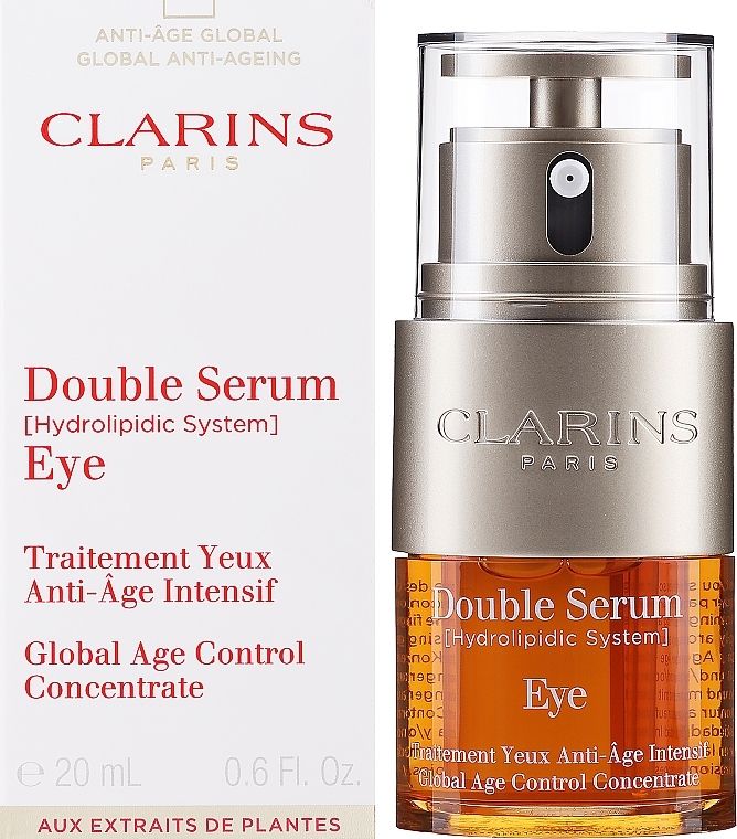 Купити Сироватка подвійної дії для зони навколо очей Clarins Double Serum Eye на Elune.com.ua