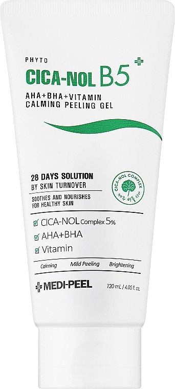 Купити Заспокійливий пілінг-скатка для обличчя Medi-Peel Phyto Cica Nol B5 AHA BHA Vitamin Calming Peeling Gel на Elune.com.ua